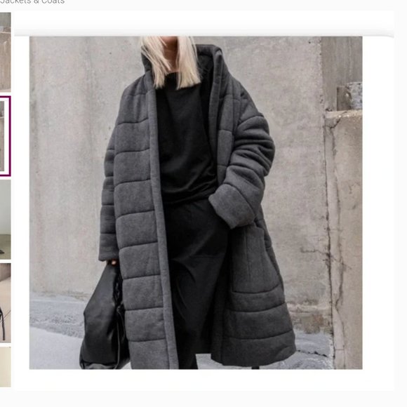 Lunya Restore Double Faced House Coat, Mercurial Grey - Picture 5 of 13